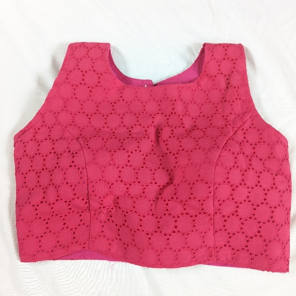 NWOT Pink Readymade stitched Blouse for 🥻 Saree or Lehenga - Picture 9 of 13